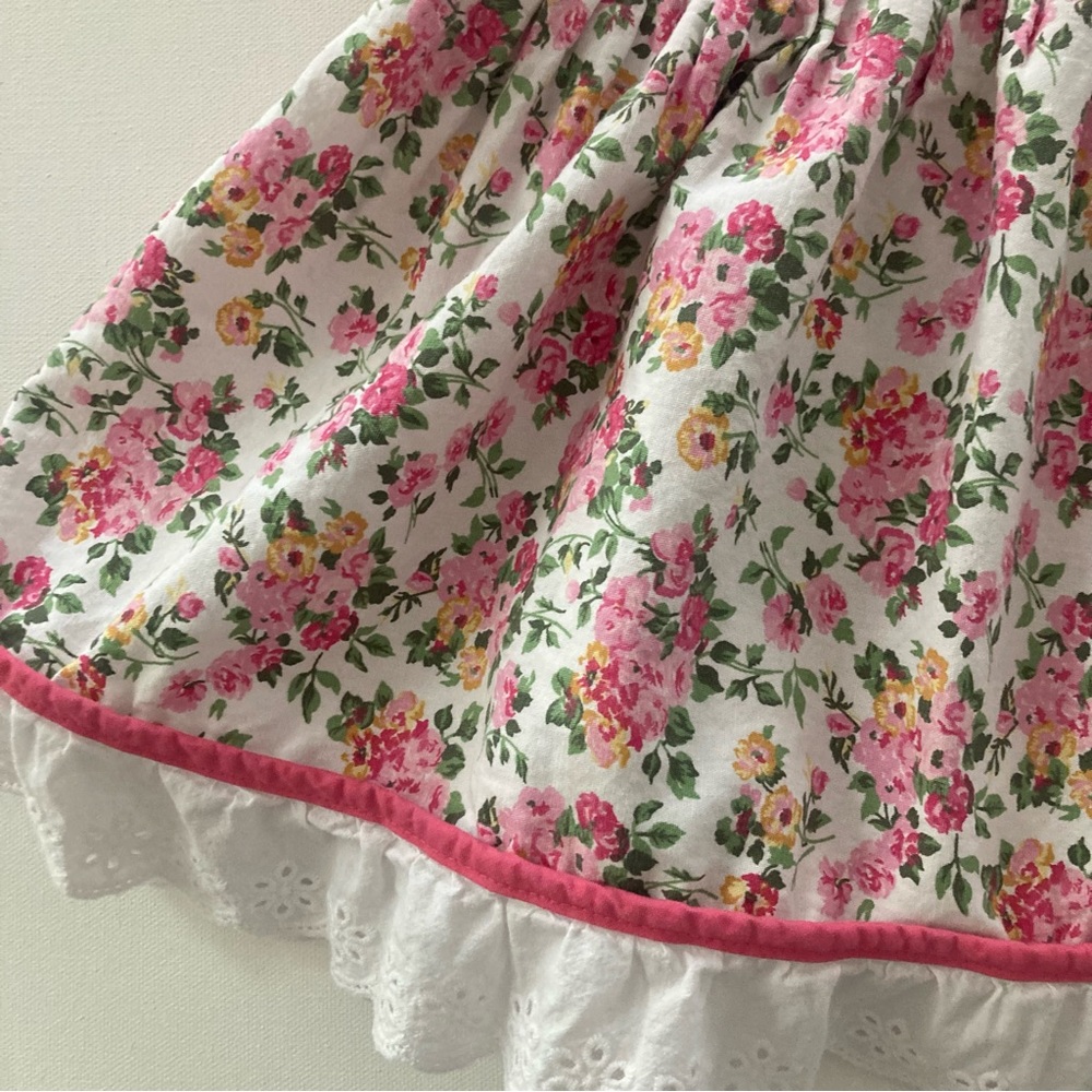 Ricrac & Ruffles Girls 8 Pink Ruffle Tunic Spring Summer - Picture 10 of 11